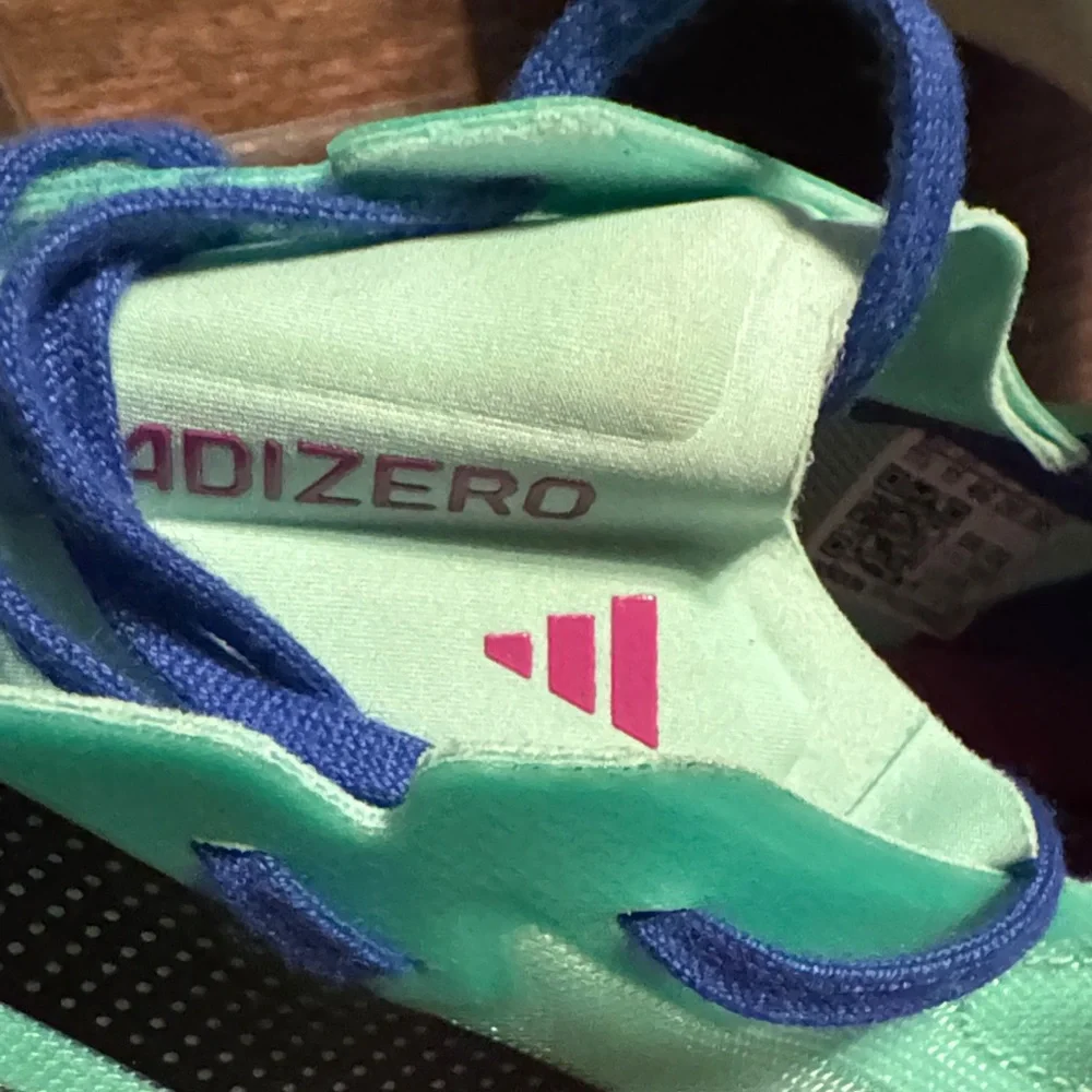NWOT Adidas-Abizero Ambition - Men's Teal and Black Track Shoes - Size 11.5